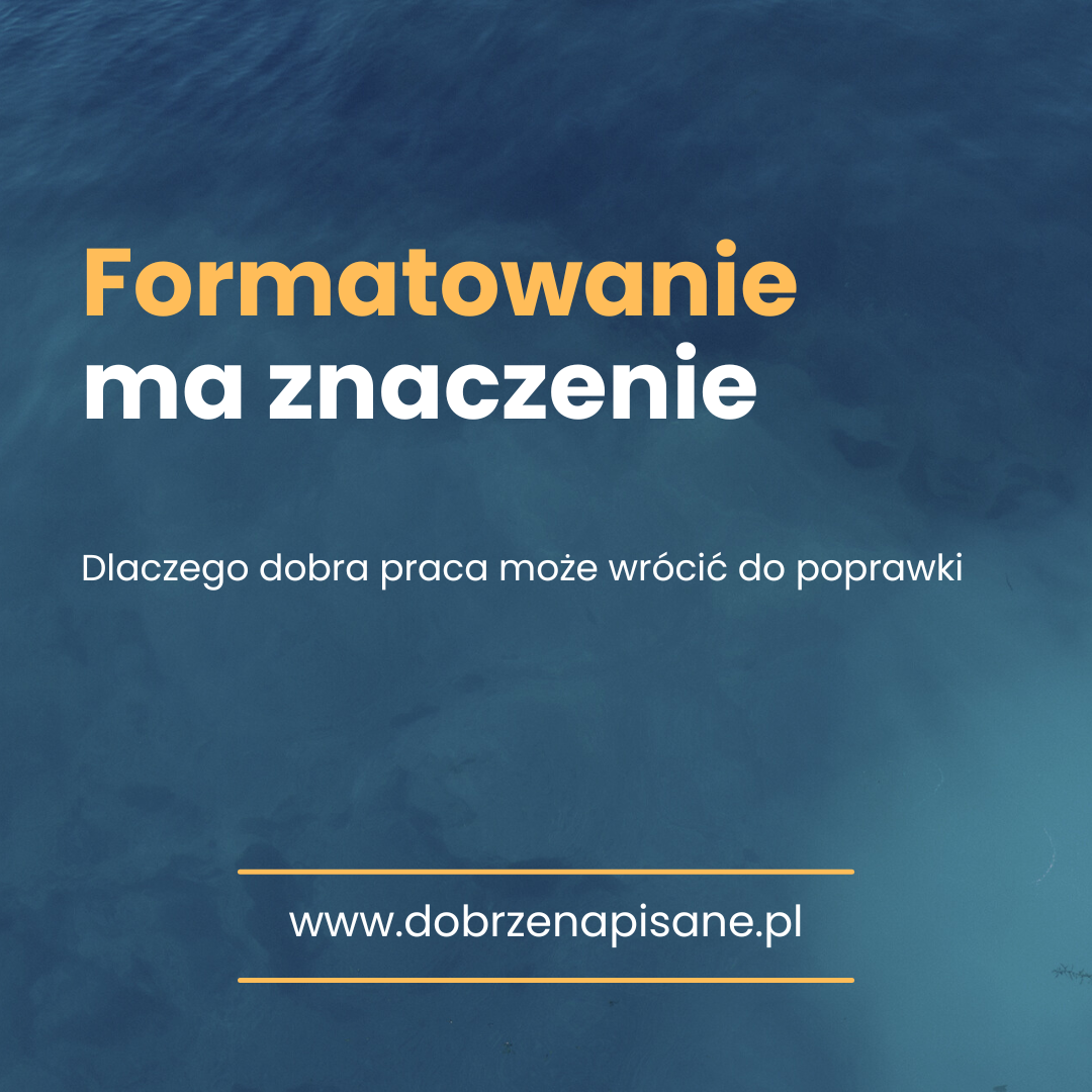 formatowanie pracy dyplomowej